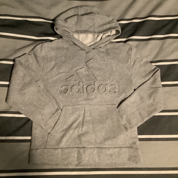 Light Grey Adidas Hoodie - Picture 1 of 1